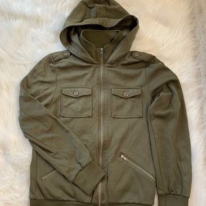 Urban Outfitters (BDG) Green Hooded Jacket
